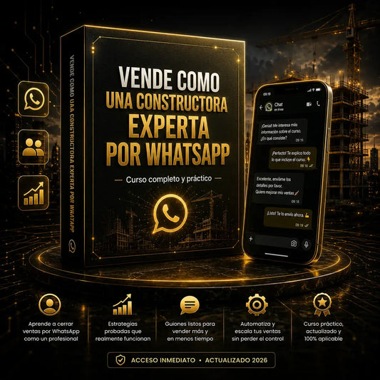 Cierres por WhatsApp para Constructoras