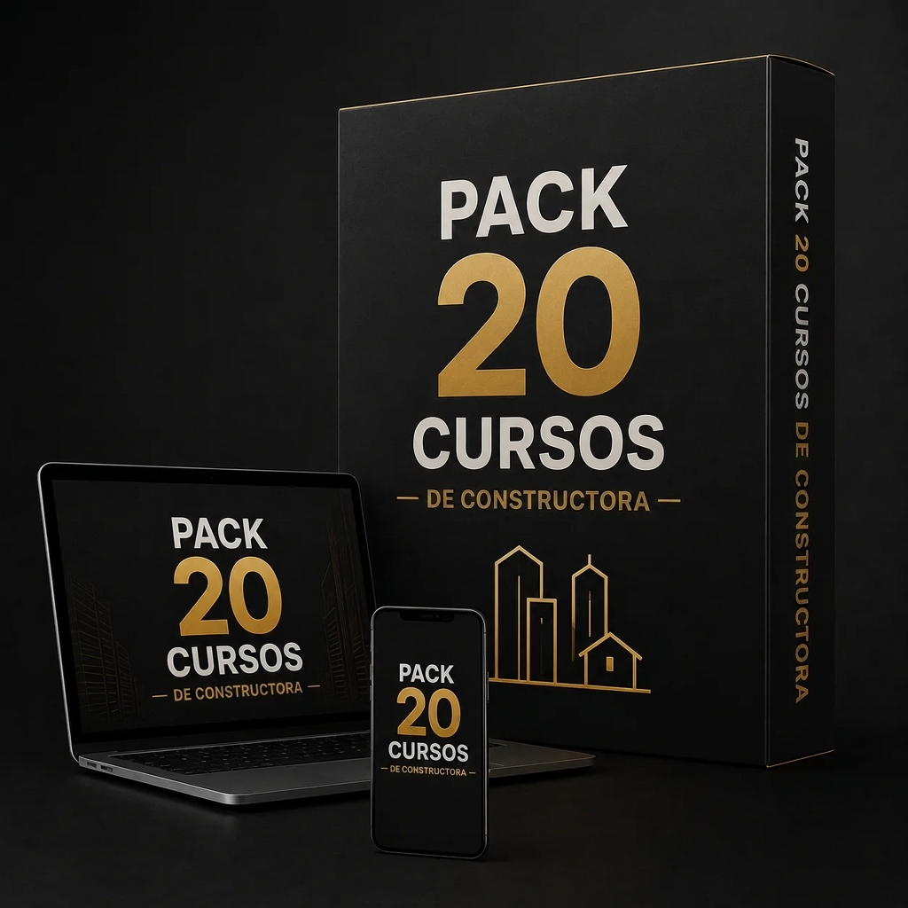 Pack de 20 Cursos para Constructoras