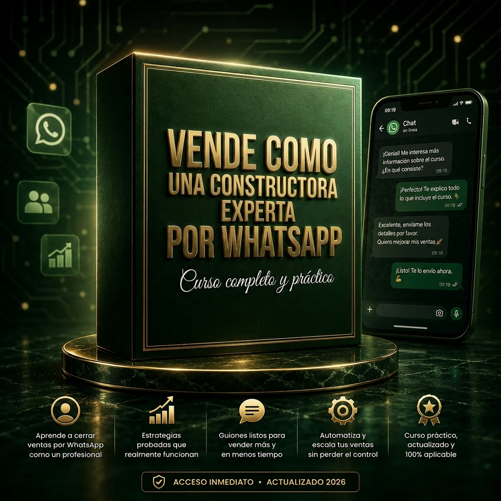 Cierres por WhatsApp para Constructoras